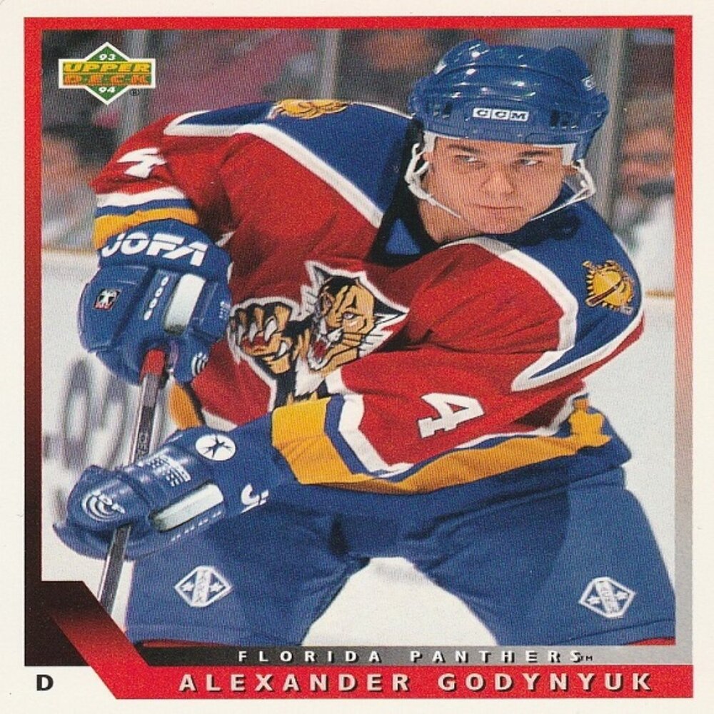 Alexander Godynyuk - 1993 Upper Deck Hockey Card